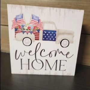 Patriotic Farmhouse Truck sign